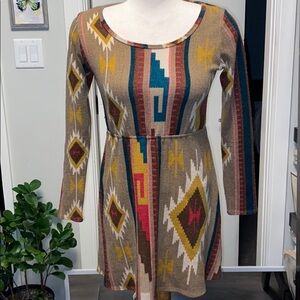 Small Francescas birdcage sweater dress